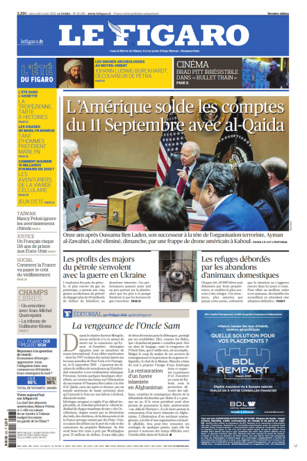 Le Figaro <br />
Août 2022